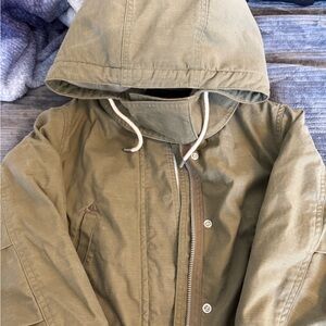 rag & bone Olive Hooded Jacket